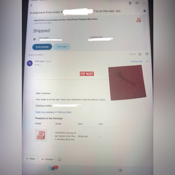 Cherry - Hacipupu Gummy Bear Series - Plush Pendant - Picture 4 of 7